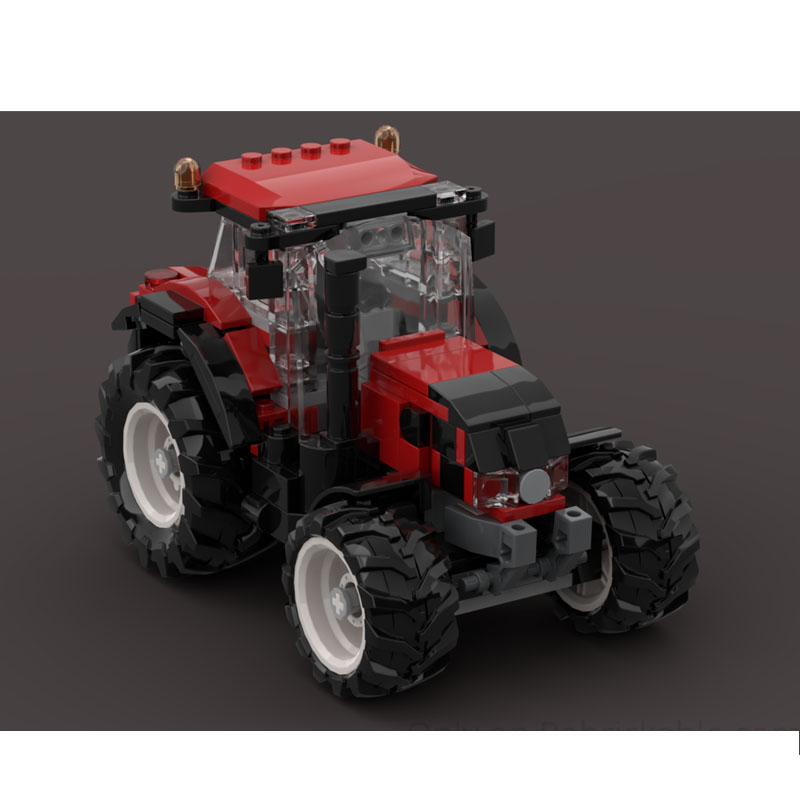 Farming Agriculture Model - City Farm MOC-271284 Roter Landwirtschaftlicher Traktor