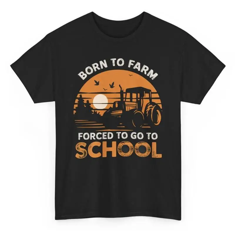 Agriculture Farming School - Farmer Born To Farm Forced Go