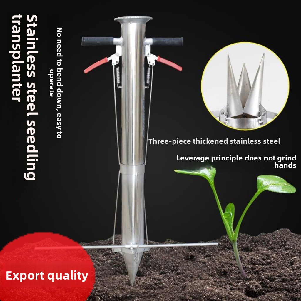 Handlicher Edelstahl-Sämlingsp – Manual Seeder Hand Bewertung und Preis