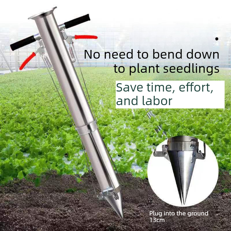 Handlicher Edelstahl-Sämlingsp – Manual Seeder Hand Bewertung und Preis