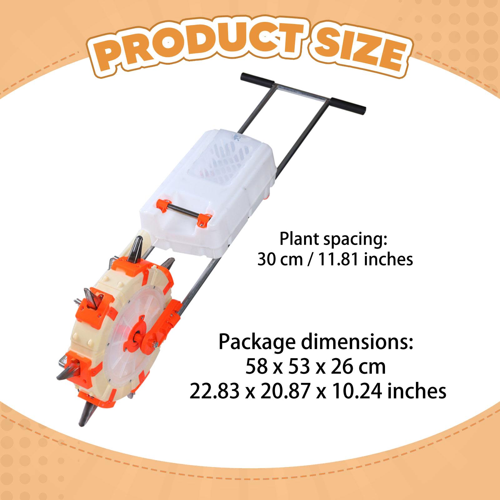 Handschub-Sämaschine mit Dünge – Manual Seeder Hand Bewertung und Preis