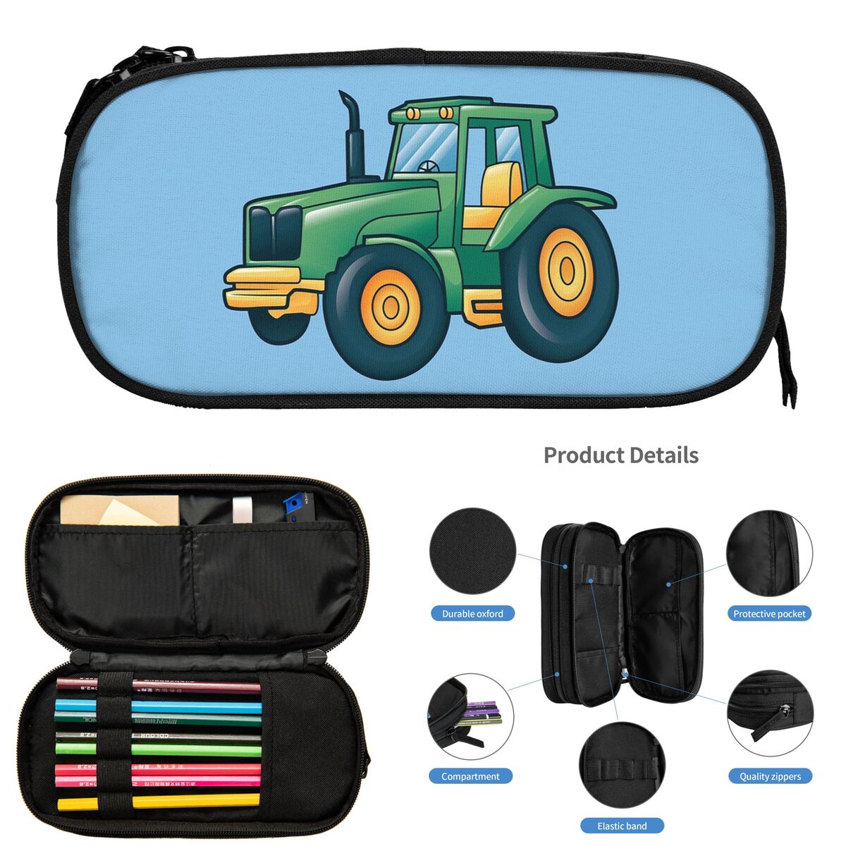 Federmäppchen mit Cartoon-Moti – Agriculture Farming School Bewertung und Preis